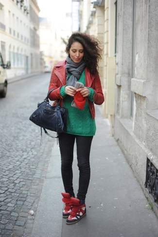 wearing-isabel-marant-red-blue-bekket-sneakers